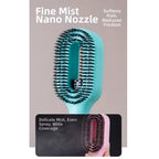2-in-1 Spray Hair Comb with Water Tank Pink Scalp Massage Salon Styling Brush Shine Restoration Lightweight
